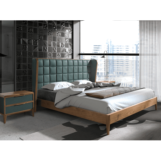 ANGEL CERDA Cama estofada contemporânea ANGEL CERDA Cama estofada contemporânea