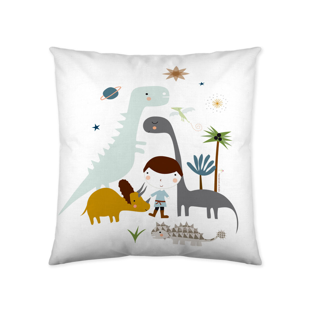 FUNDA DE COJIN VACIO DINOS