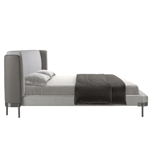 ANGEL CERDA Cama em tecido elegante