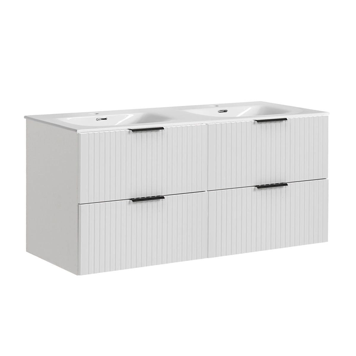 Mueble lavabo doble encastrado Adriel 120