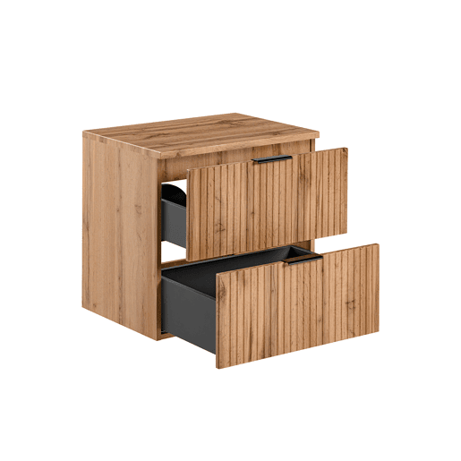 Móvel sob lavatório 60cm plano de toilette Adriel Madeira