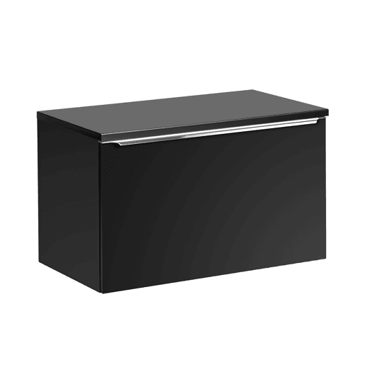 Móvel sob lavatório 80cm Eros Preto