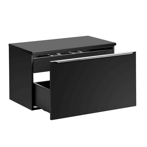 Móvel sob lavatório 80cm Eros Preto