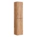 Conjunto mueble lavabo individual 2 nichos y columna April 80 Conjunto mueble lavabo individual 2 nichos y columna April 80 Blanco