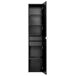 Conjunto mueble lavabo individual 2 nichos y columna Éros Negro Eros 80 Conjunto mueble lavabo individual 2 nichos y columna Éros Negro Eros 80 Negro