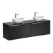 Mueble bajo lavabo doble 1 Éros Negro Eros Mueble bajo lavabo doble 1 Éros Negro Eros Negro