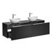 Mueble bajo lavabo doble 1 Éros Negro Eros Mueble bajo lavabo doble 1 Éros Negro Eros Negro
