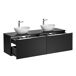 Mueble bajo lavabo doble 1 Éros Negro Eros Mueble bajo lavabo doble 1 Éros Negro Eros Negro