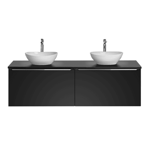 Móvel lavatório duplo 160cm Eros Preto