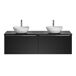 Mueble bajo lavabo doble 1 Éros Negro Eros Mueble bajo lavabo doble 1 Éros Negro Eros Negro