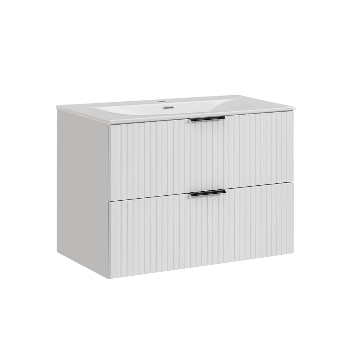 Mueble lavabo individual encastrado Adriel 80