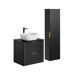 Conjunto mueble lavabo individual y columna Adriel 60 Conjunto mueble lavabo individual y columna Adriel 60 Beige