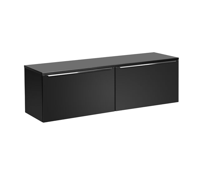 Mueble bajo lavabo 160 cm éros negro