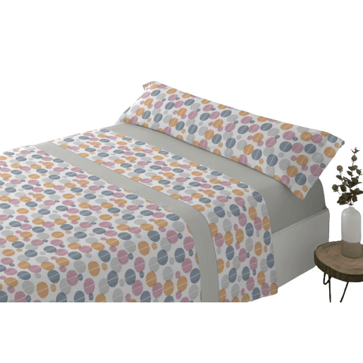 Conjunto de lençóis de três peças 90cm Celara Donegal Gris