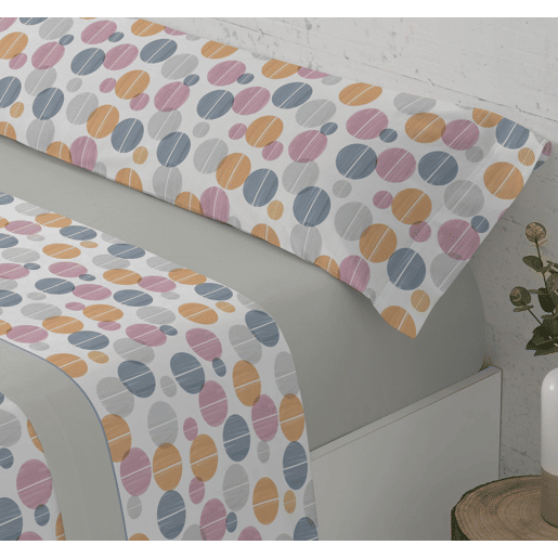 Conjunto de lençóis de três peças 90cm Celara Donegal Gris