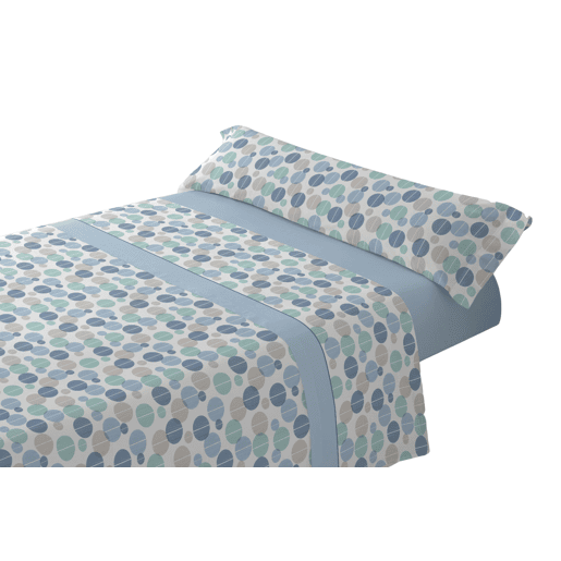 Conjunto de lençóis de três peças 135cm Celara Donegal Azul