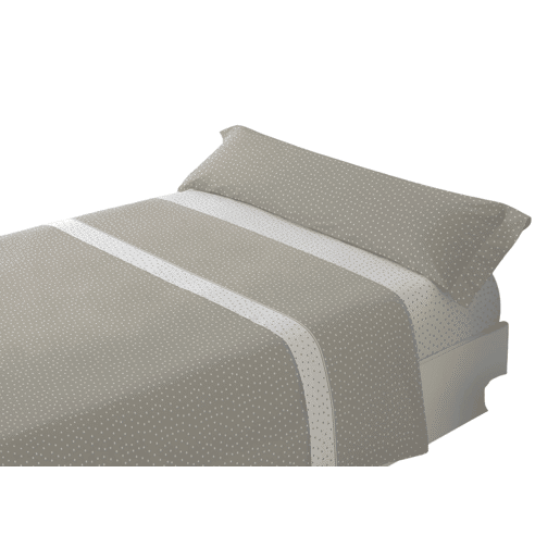 Conjunto de lençóis de três peças 90cm Lunares Donegal Beige