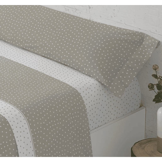 Conjunto de lençóis de três peças 90cm Lunares Donegal Beige