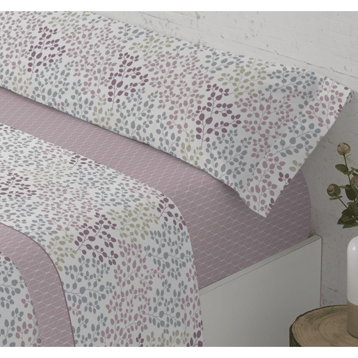 Conjunto de lençóis de três peças 90cm Slen Donegal Rosa