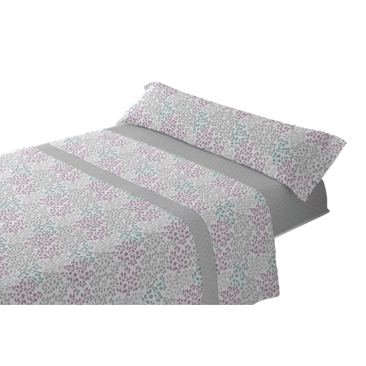 Conjunto de lençóis de três peças 150cm Slen Donegal Gris