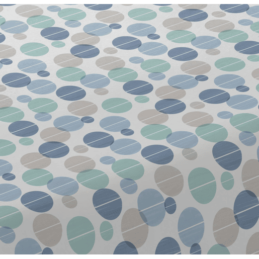 Conjunto de lençóis de três peças 105cm Celara Donegal Azul