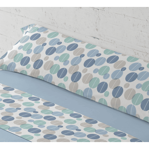 Conjunto de lençóis de três peças 105cm Celara Donegal Azul
