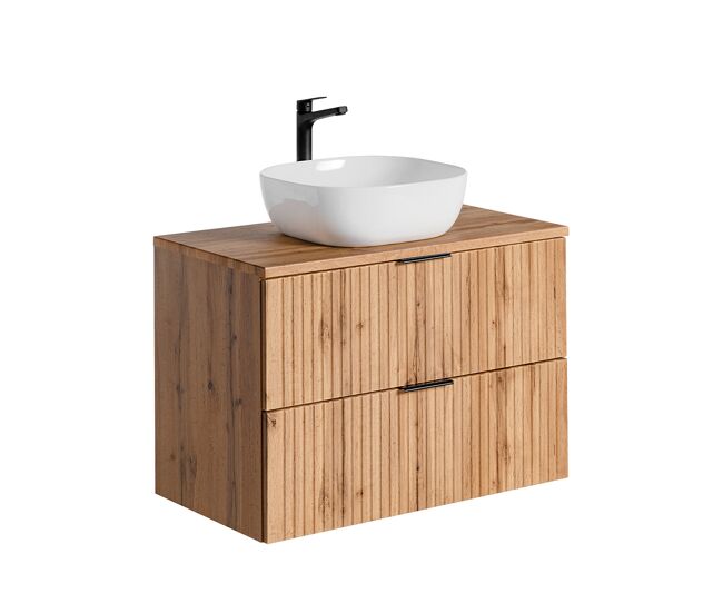 Mueble lavabo individual 80cm adriel madera