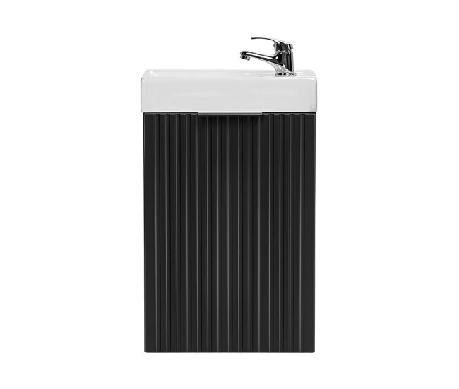 Mueble lavamanos 40cm 1 puerta adriel negro