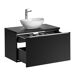Mueble lavabo individual Éros Negro Eros Mueble lavabo individual Éros Negro Eros Negro