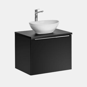 Móvel lavatório simples 60cm Eros Preto