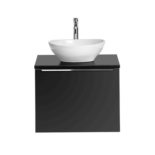 Móvel lavatório simples 60cm Eros Preto
