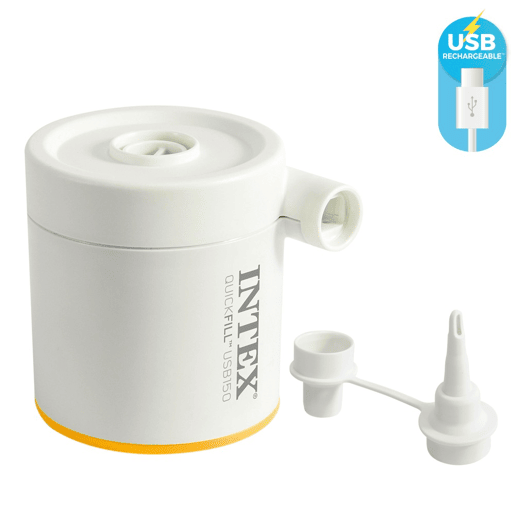 Colchão inflável individual TruAire Camping Mat cinflador incluído INTEX