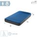 Colchón hinchable individual TruAire Camping Matress c/hinchador incluido INTEX Colchón hinchable individual TruAire Camping Matress c/hinchador incluido INTEX Azul