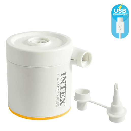Colchão inflável duplo TruAire Camping Matress cinflador incluído INTEX