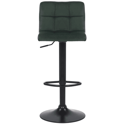 Taburete Feni En Terciopelo Verde 40X40X85 cm