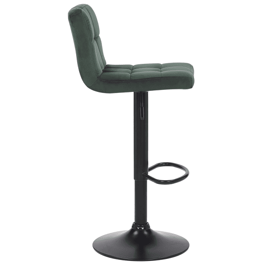 Taburete Feni En Terciopelo Verde 40X40X85 cm