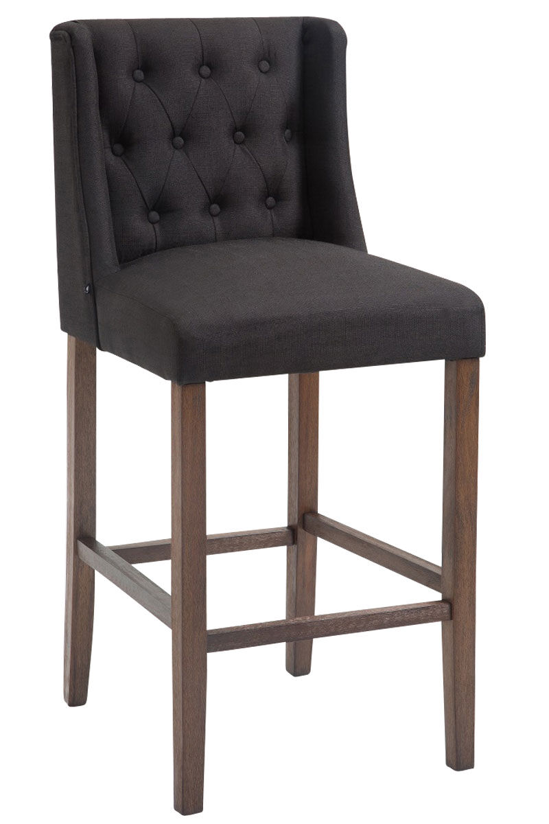 Taburete cassandra tapizado en tela 51x56x111 cm