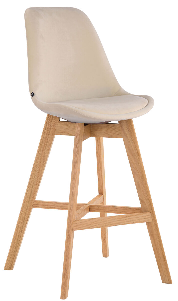 Taburete cannes en terciopelo 56x48x112 cm