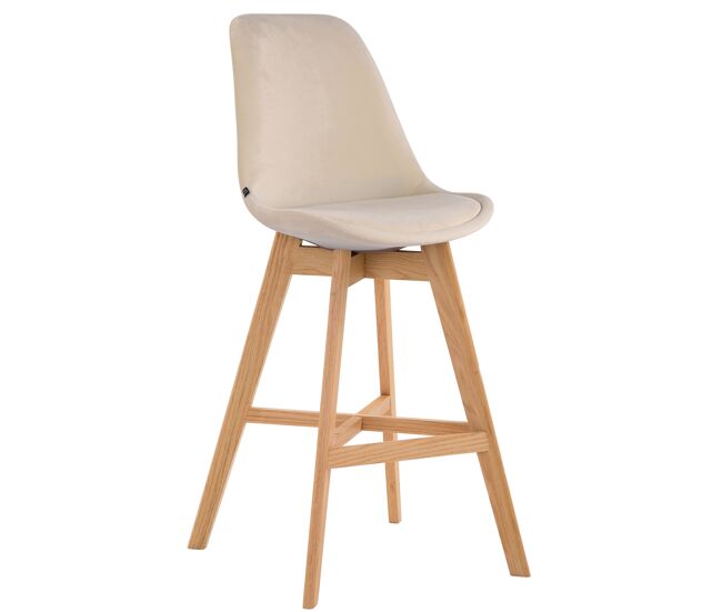 Taburete cannes en terciopelo 56x48x112 cm
