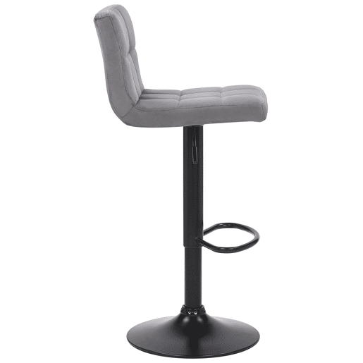 Taburete Feni En Terciopelo Gris 40X40X85 cm