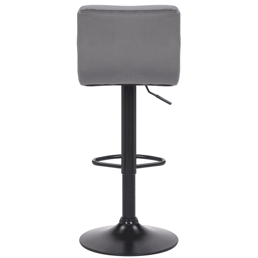 Taburete Feni En Terciopelo Gris 40X40X85 cm