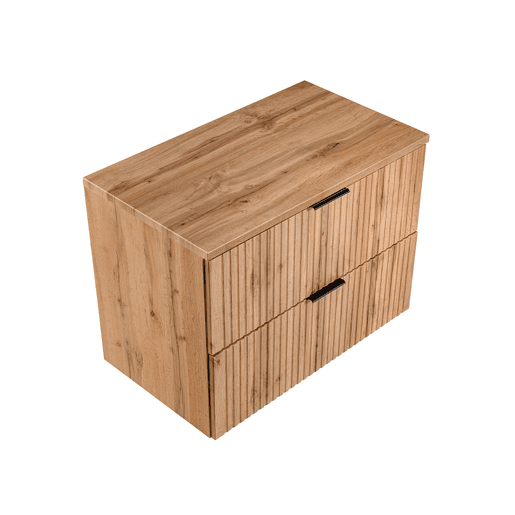 Móvel sob lavatório 80cm plano de toilette Adriel Madeira