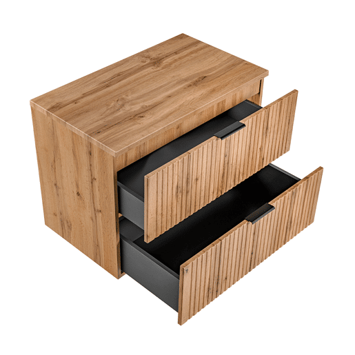 Móvel sob lavatório 80cm plano de toilette Adriel Madeira