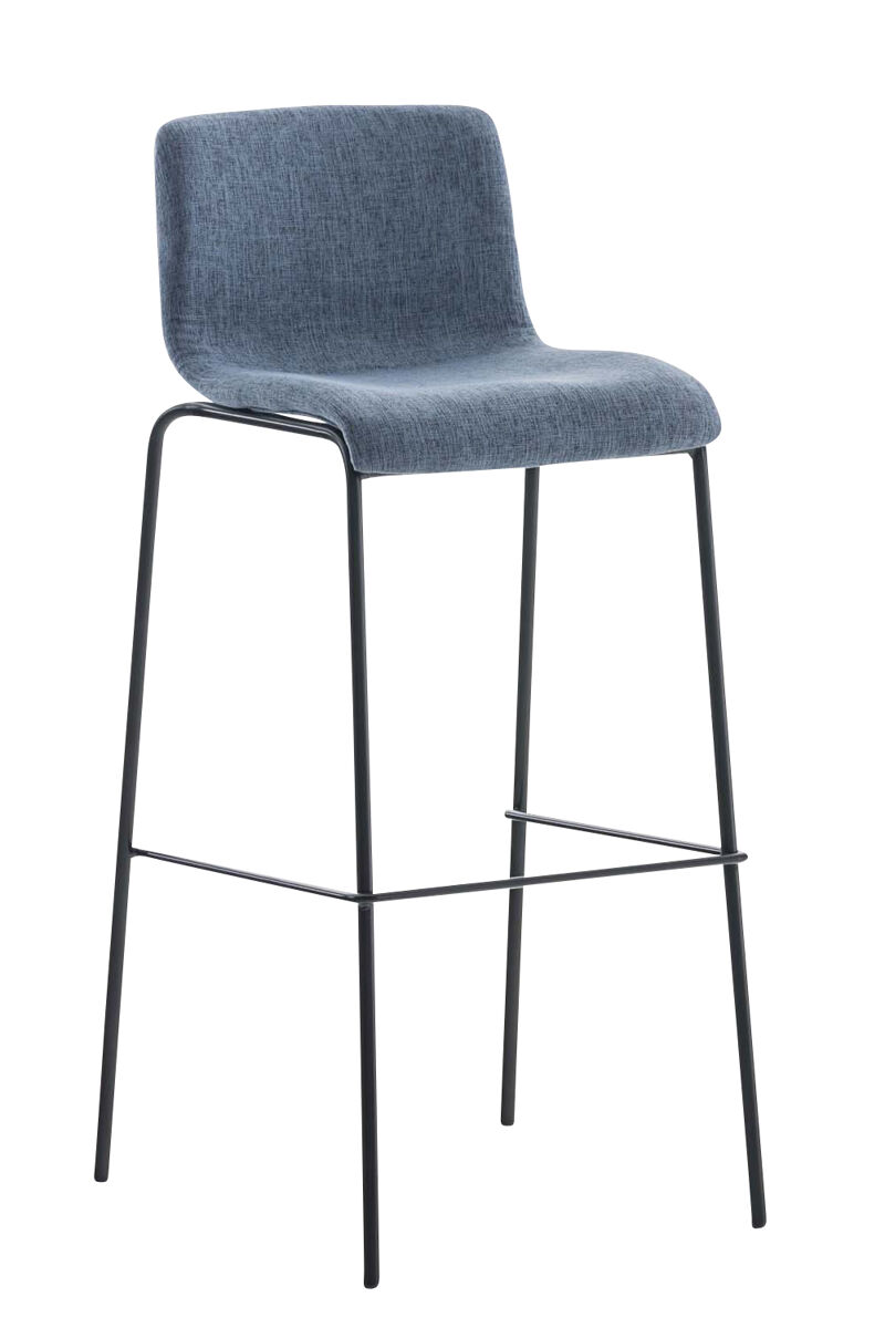 Taburete hoover en tela & base de 4 patas 48x43x100 cm