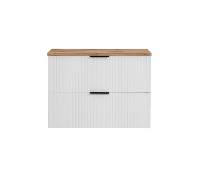 Mueble bajo lavabo 80cm encimera adriel blanco