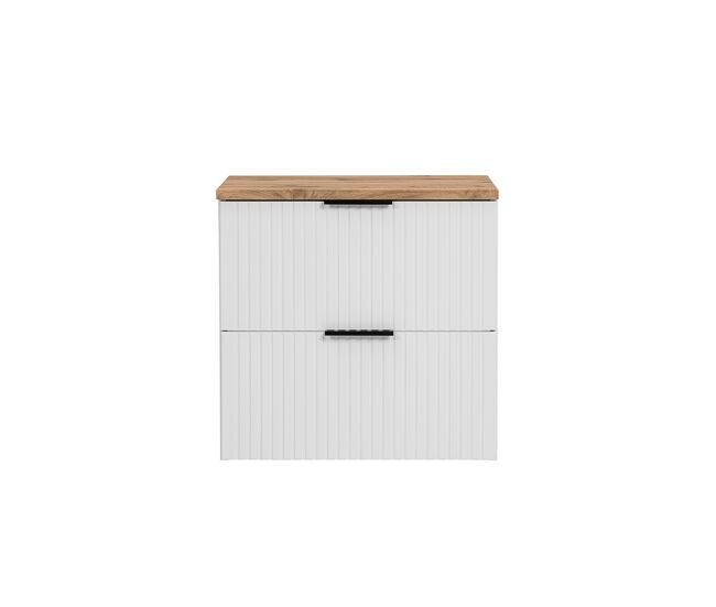 Mueble bajo lavabo 60cm encimera adriel blanco