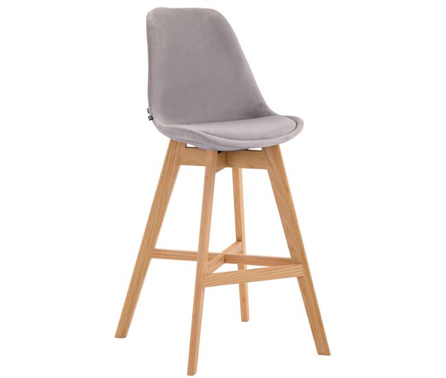Taburete cannes en terciopelo 56x48x112 cm