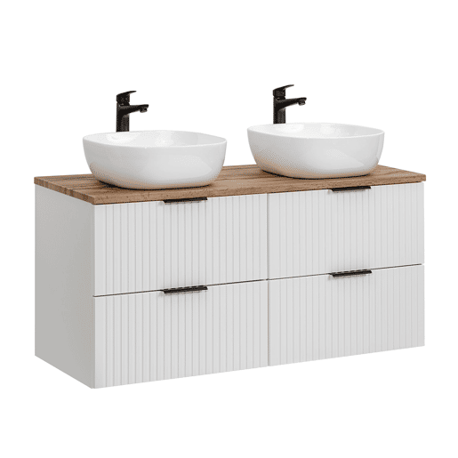Móvel Lavatório Duplo Adriel 120cm Branco