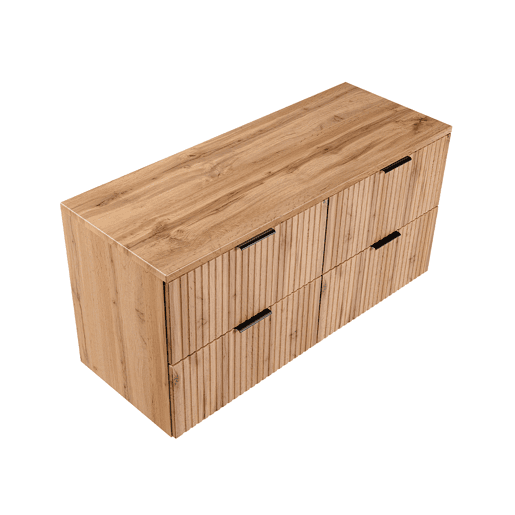 Móvel sob lavatório 120cm plano de toilette Adriel Madeira