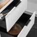 Conjunto mueble lavabo individual y columna Adriel 80 Conjunto mueble lavabo individual y columna Adriel 80 Blanco